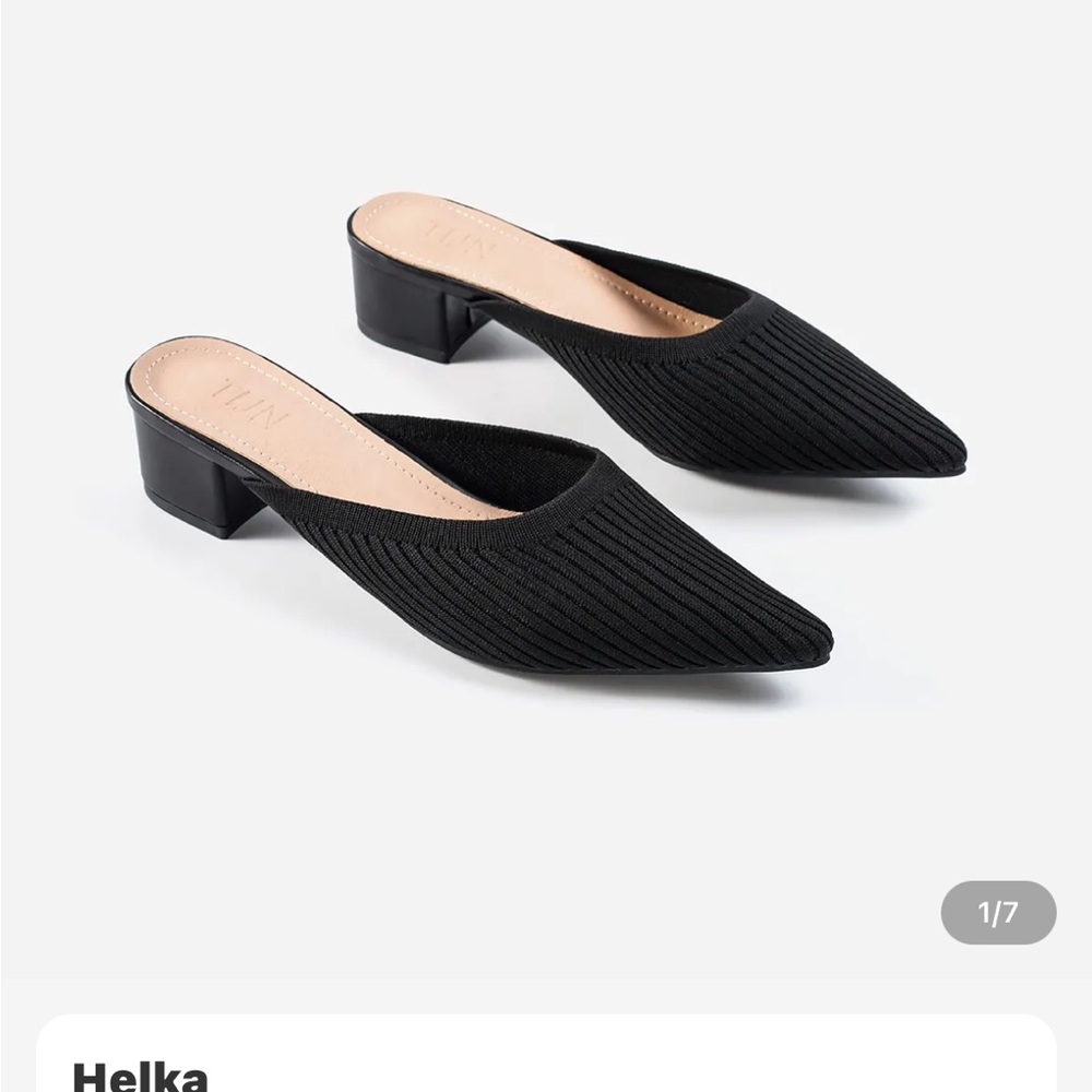 TIJN Helke Mule low Heel shoes 8.5 NWT